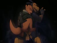Furry incest dog banging his father's gay butthole